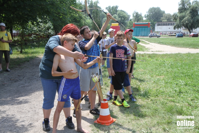 Dózsa iskolások a Szalki szigeten - fotó: Ónodi Zoltán