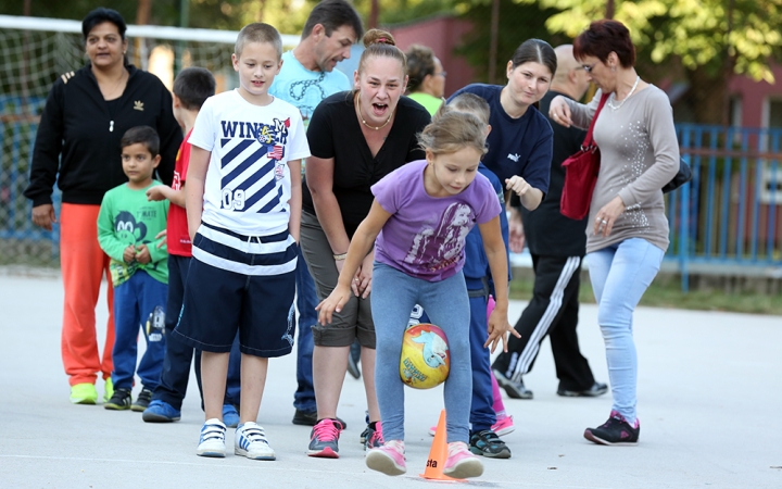 Sportnap a Petőfi iskolában - fotó: Sándor Judit