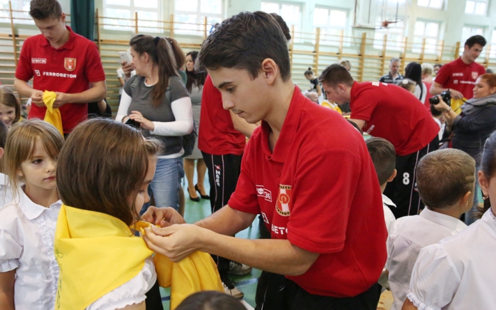 Vasváris elsősavató - fotó: Sándor Judit