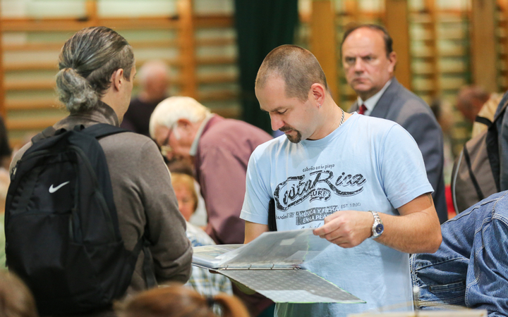 Éremgyűjtők a Vasvári iskolában - fotó: Ónodi Zoltán
