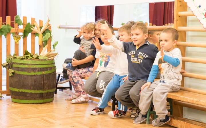 Szüreti mulatság a Bóbita Óvodában - fotó: Ónodi Zoltán