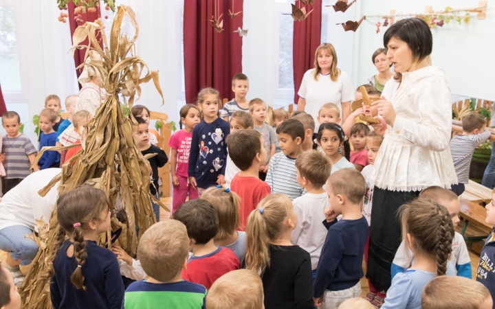Szüreti mulatság a Bóbita Óvodában - fotó: Ónodi Zoltán