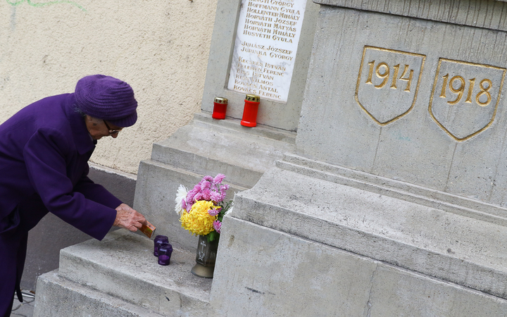 Az első világháború áldozatainak emlékére - fotó: Ónodi Zoltán