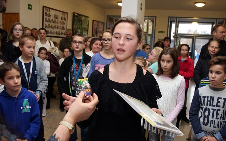 Rajzverseny a Petőfiben - fotó: Sándor Judit