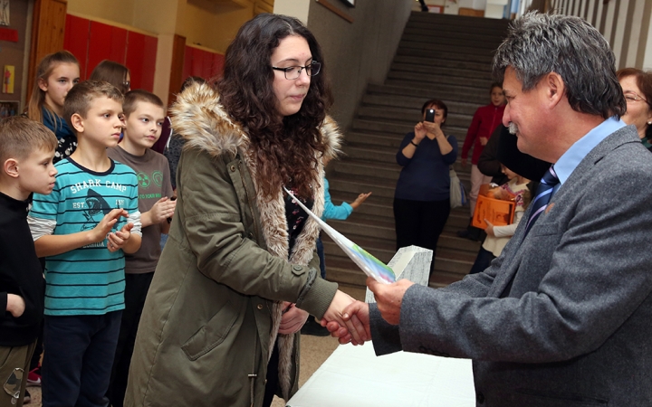 Rajzverseny a Petőfiben - fotó: Sándor Judit