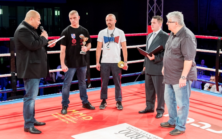 Bokszgála az egyetemi sportcsarnokban - fotó: Ónodi Zoltán
