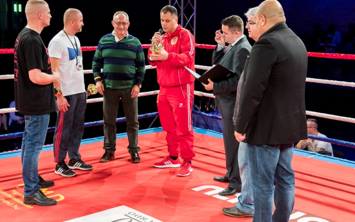 Bokszgála az egyetemi sportcsarnokban - fotó: Ónodi Zoltán
