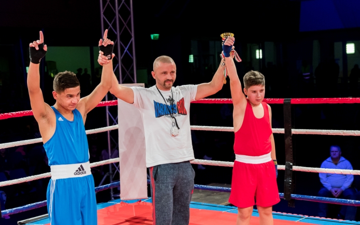 Bokszgála az egyetemi sportcsarnokban - fotó: Ónodi Zoltán
