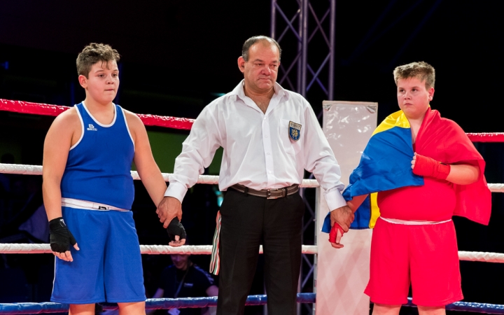 Bokszgála az egyetemi sportcsarnokban - fotó: Ónodi Zoltán