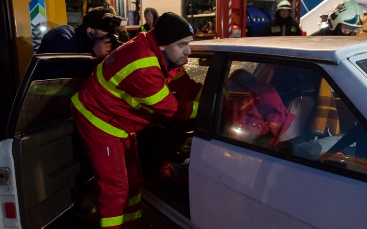 Katasztrófavédelmi gyakorlat - fotó: Ónodi Zoltán