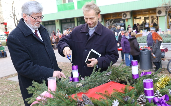 Advent harmadik vasárnapja a Rómain - fotó: Ónodi Zoltán