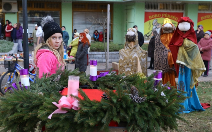 Advent harmadik vasárnapja a Rómain - fotó: Ónodi Zoltán