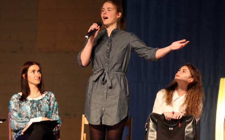 A Rudas iskola szalagavatója (2017) - fotó: Sándor Judit