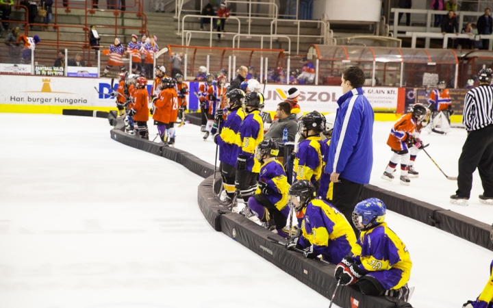 U10-es jégkorong gyerek világbajnokság - fotó: Ónodi Zoltán