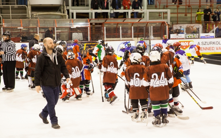 U10-es jégkorong gyerek világbajnokság - fotó: Ónodi Zoltán