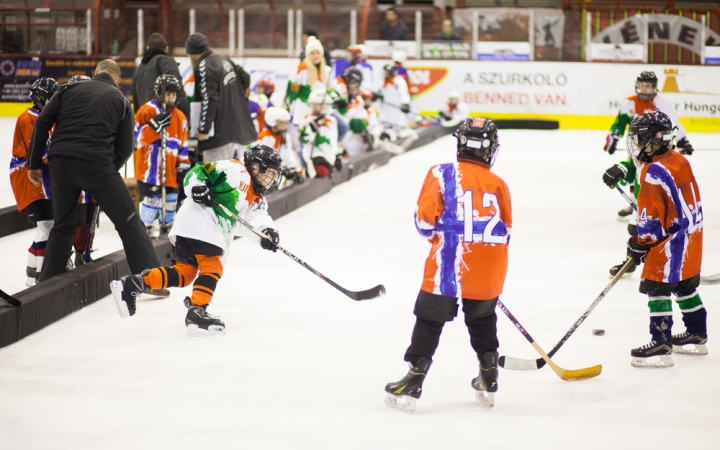 U10-es jégkorong gyerek világbajnokság - fotó: Ónodi Zoltán