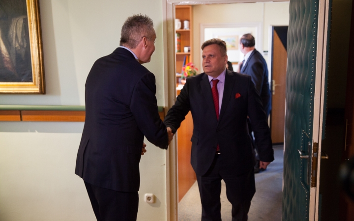 Aleksandar Dragicevic látogatása Dunaújvárosban - fotó: Ónodi Zoltán