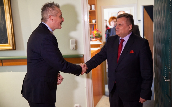 Aleksandar Dragicevic látogatása Dunaújvárosban - fotó: Ónodi Zoltán