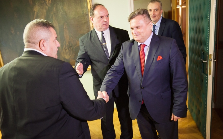 Aleksandar Dragicevic látogatása Dunaújvárosban - fotó: Ónodi Zoltán