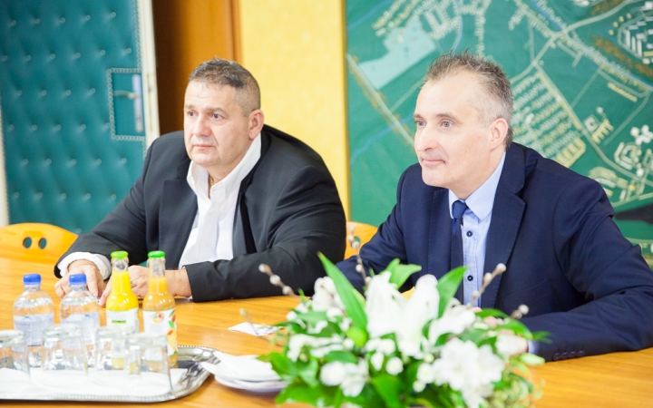 Aleksandar Dragicevic látogatása Dunaújvárosban - fotó: Ónodi Zoltán