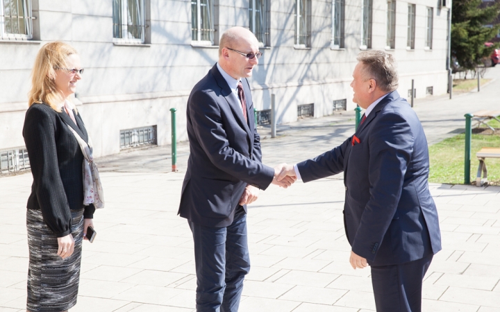 Aleksandar Dragicevic látogatása Dunaújvárosban - fotó: Ónodi Zoltán