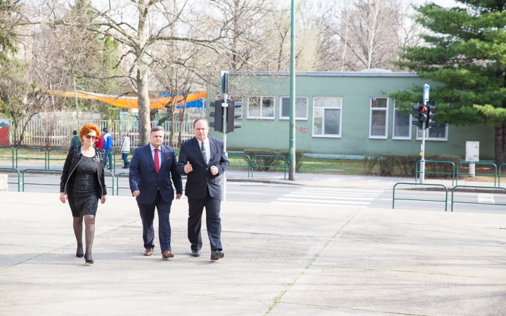 Aleksandar Dragicevic látogatása Dunaújvárosban - fotó: Ónodi Zoltán