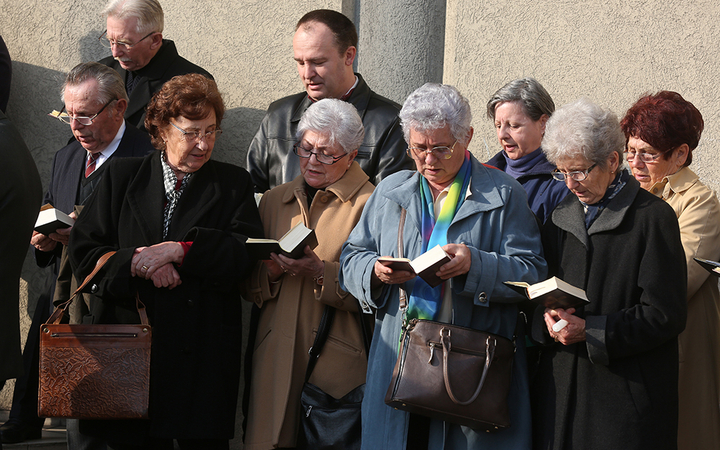Nagyszombati szentmise - fotó: Sándor Judit