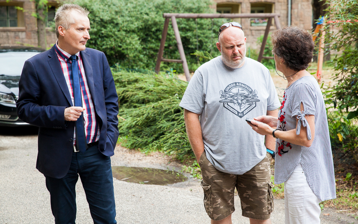 Sajtótájékoztató és bejárás a Bocskai utcában - fotó: Ónodi Zoltán