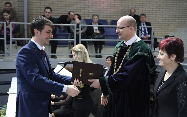 Diplomaátadó ünnepség- 2015.02.07. - fotó: Sándor Judit