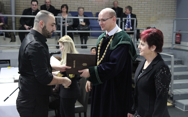 Diplomaátadó ünnepség- 2015.02.07. - fotó: Sándor Judit