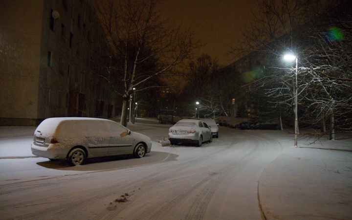 Hóhelyzet Dunaújvárosban és környékén - fotó: Ónodi Zoltán