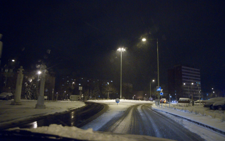 Hóhelyzet Dunaújvárosban és környékén - fotó: Ónodi Zoltán