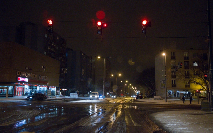 Hóhelyzet Dunaújvárosban és környékén - fotó: Ónodi Zoltán