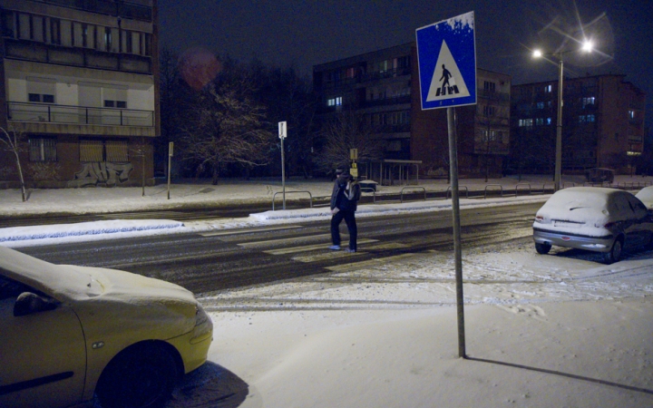 Hóhelyzet Dunaújvárosban és környékén - fotó: Ónodi Zoltán