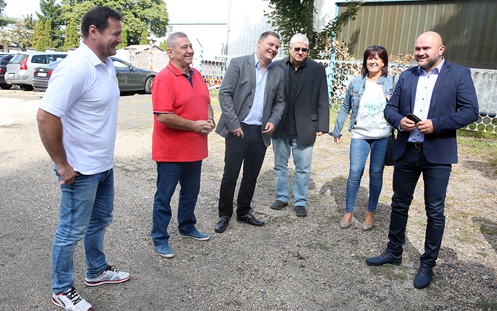 A radari sporttelep bejárása - fotó: Sándor Judit