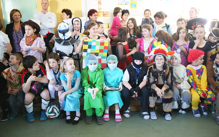 Farsangoltak az Arany iskolások - fotó: Ónodi Zoltán