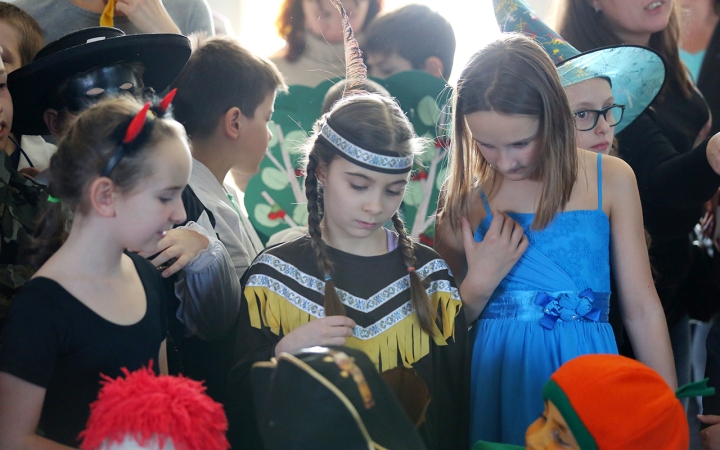 Farsangoltak az Arany iskolások - fotó: Ónodi Zoltán