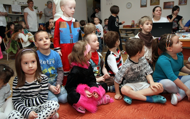Kiszebáb égetés a Bóbita oviban-2015.02.13. - fotó: Sándor Judit