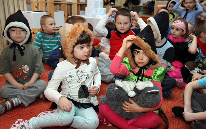 Kiszebáb égetés a Bóbita oviban-2015.02.13. - fotó: Sándor Judit