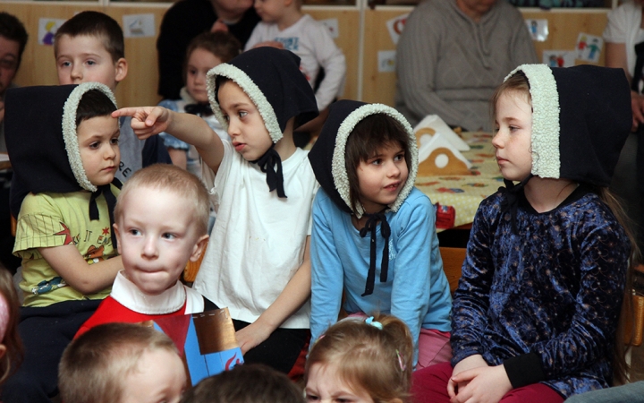 Kiszebáb égetés a Bóbita oviban-2015.02.13. - fotó: Sándor Judit