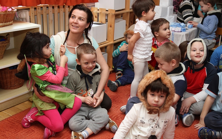 Kiszebáb égetés a Bóbita oviban-2015.02.13. - fotó: Sándor Judit