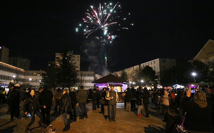 Szilveszteri utcabál 2017 - fotó: Sándor Judit