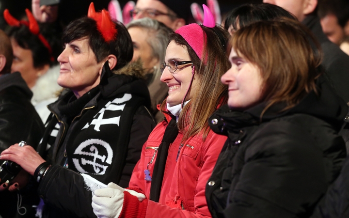 Szilveszteri utcabál 2017 - fotó: Sándor Judit