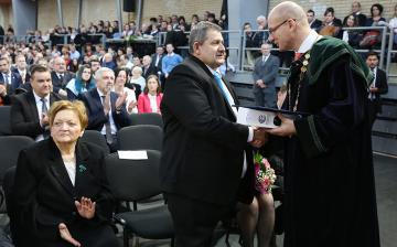 Diplomaátadó az egyetemen (2018) - fotó: Sándor Judit