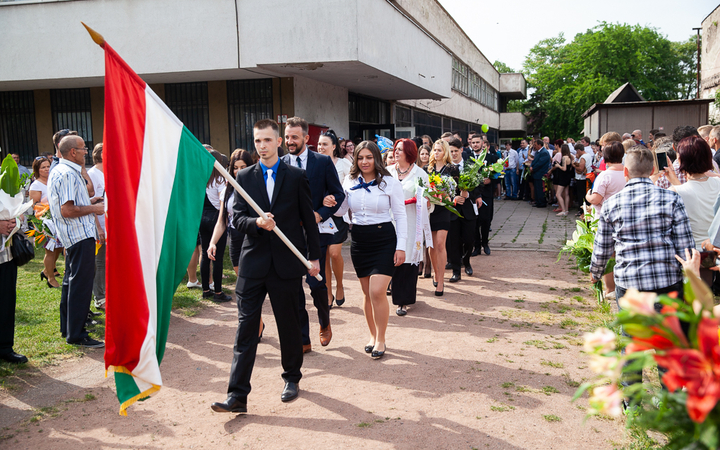 Ballagás a Dunaferr iskolában (2018) - fotó: Ónodi Zoltán