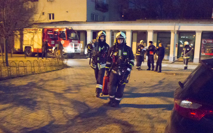 Kiürítési gyakorlat - fotó: Ónodi Zoltán