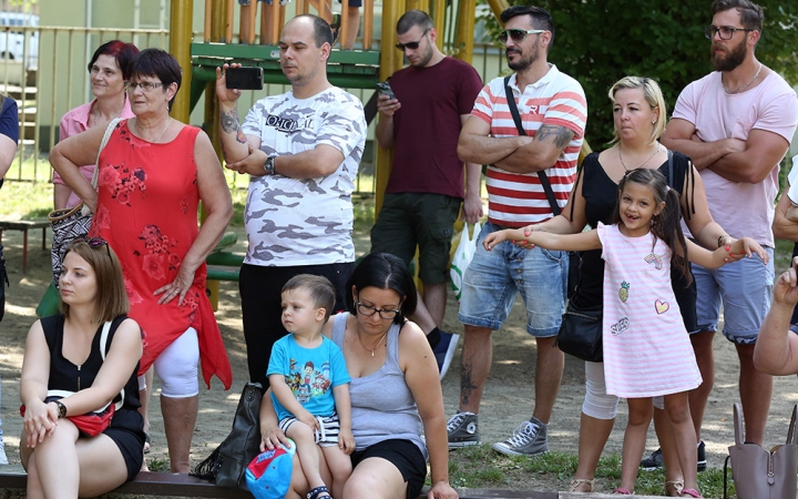 Családi gyereknap az Eszterlánc oviban - fotó: Sándor Judit