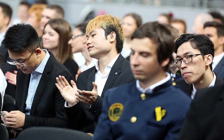 Diplomaosztó az egyetemen (2018)* - fotó: Sándor Judit