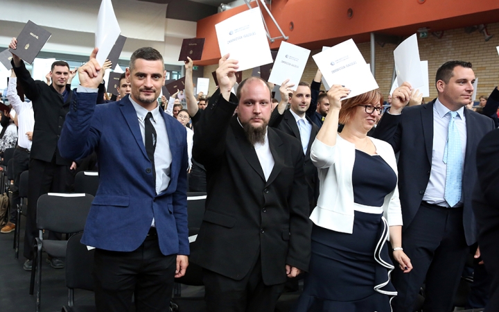 Diplomaosztó az egyetemen (2018)* - fotó: Sándor Judit