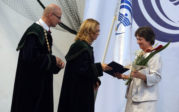 Diplomaosztó az egyetemen (2018)* - fotó: Sándor Judit
